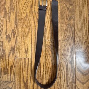 Boss Dark Brown Leather Belt